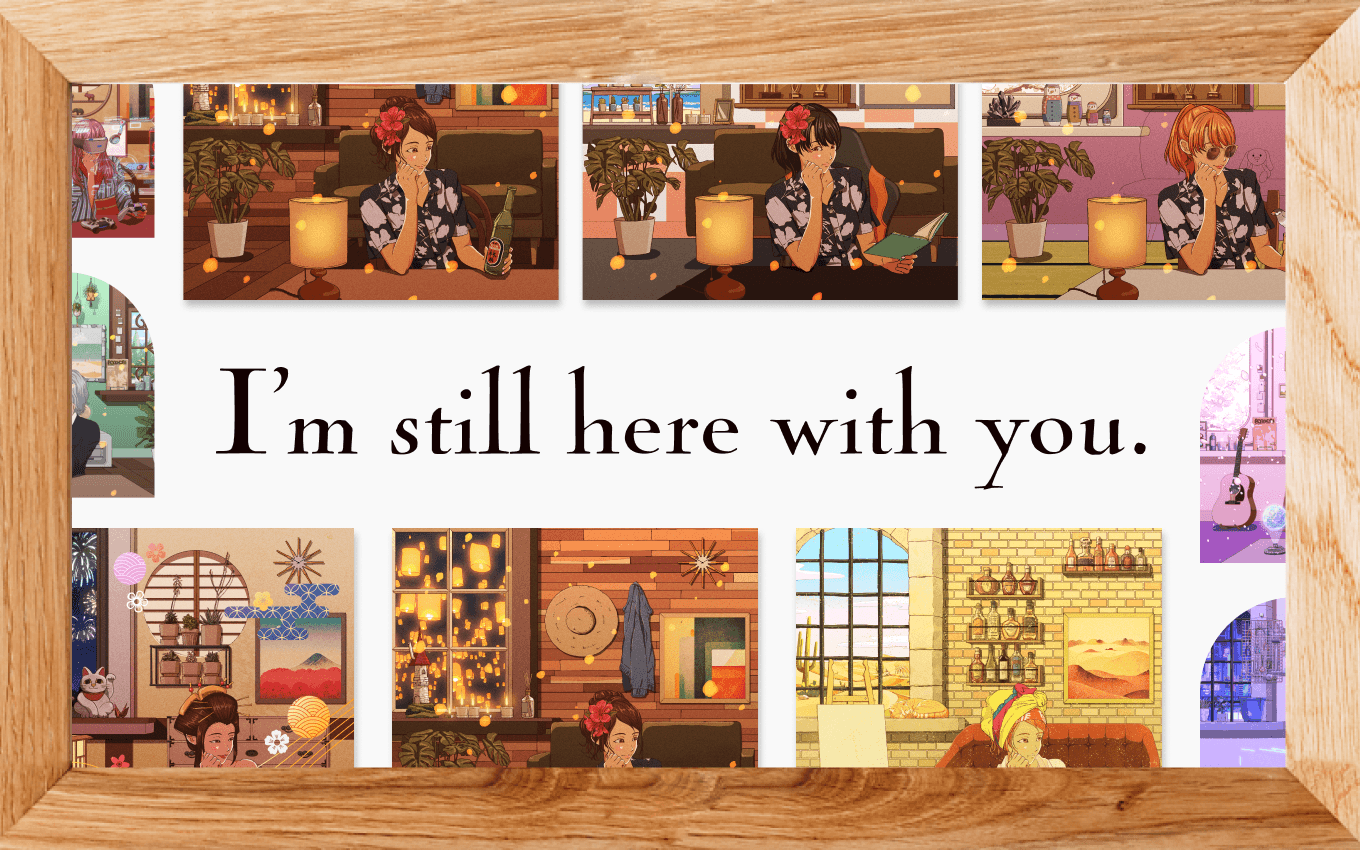 Co-creation NFT Project "I'm still here with you"